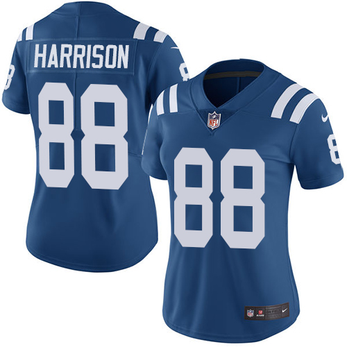 Indianapolis Colts #88 Limited Marvin Harrison Royal Blue Nike NFL Home Women Vapor Untouchable jerseys->indianapolis colts->NFL Jersey